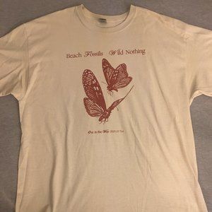 Beach Fossils / Wild Nothing 2021 Tour Shirt, Men's XL